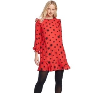 Who What Wear “dandelion dots” shift dress